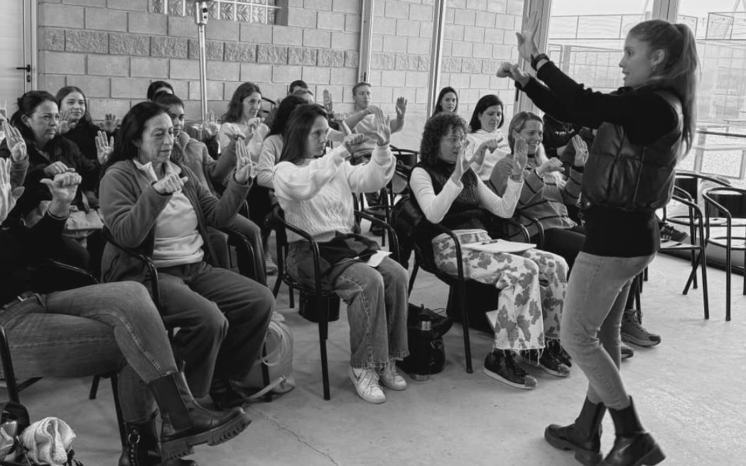Taller con deportistas